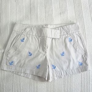 J Crew “Broken In” Embroidered Anchor Chino Shorts 6